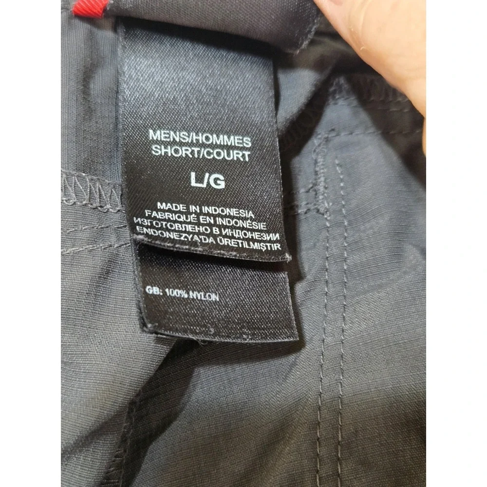 The North Face Mens Paramount Convertible Hiking Cargo Pants Grey Large Short